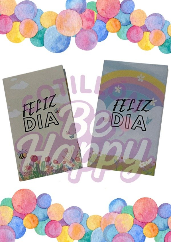 Producto - Bolsita Golosinera FELIZ DIA flores x6un