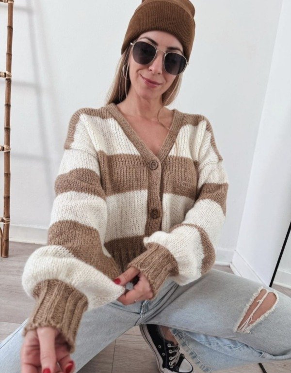 Producto - CARDIGAN ARY RAYADO