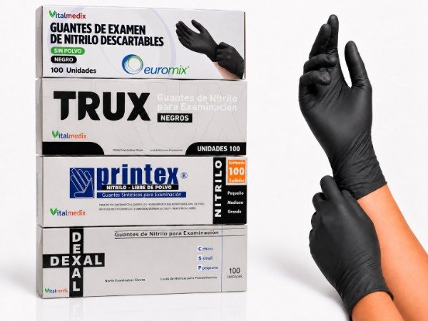 Producto - Guantes de Nitrilo - Negro - 0