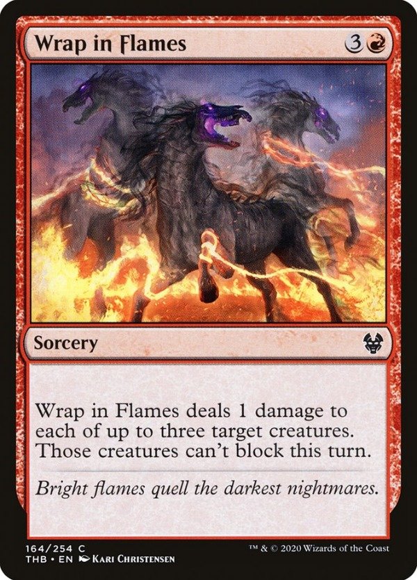 Producto - Wrap in Flames  Theros: Beyond Death