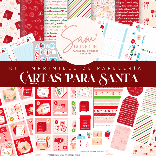 Producto - Archivo Digital:Cartas para Santa