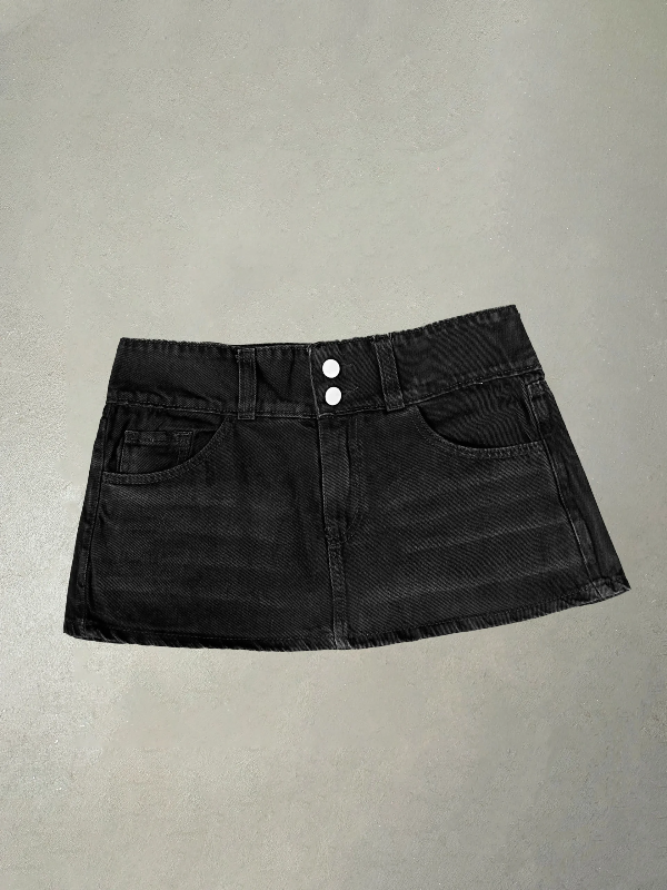 Producto - MINI SKORT BUTTONS NEGRO - 0