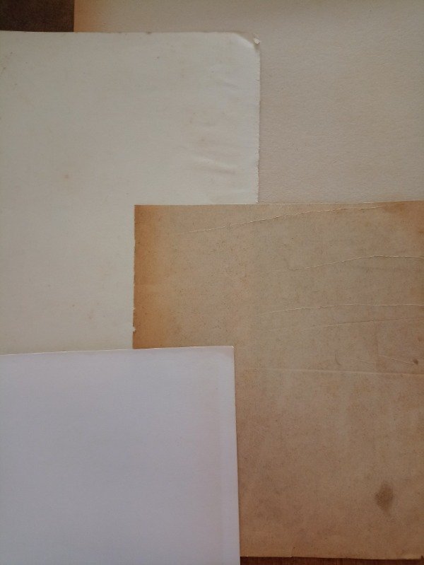 Producto - 30 papeles lisos antiguos y avejentados