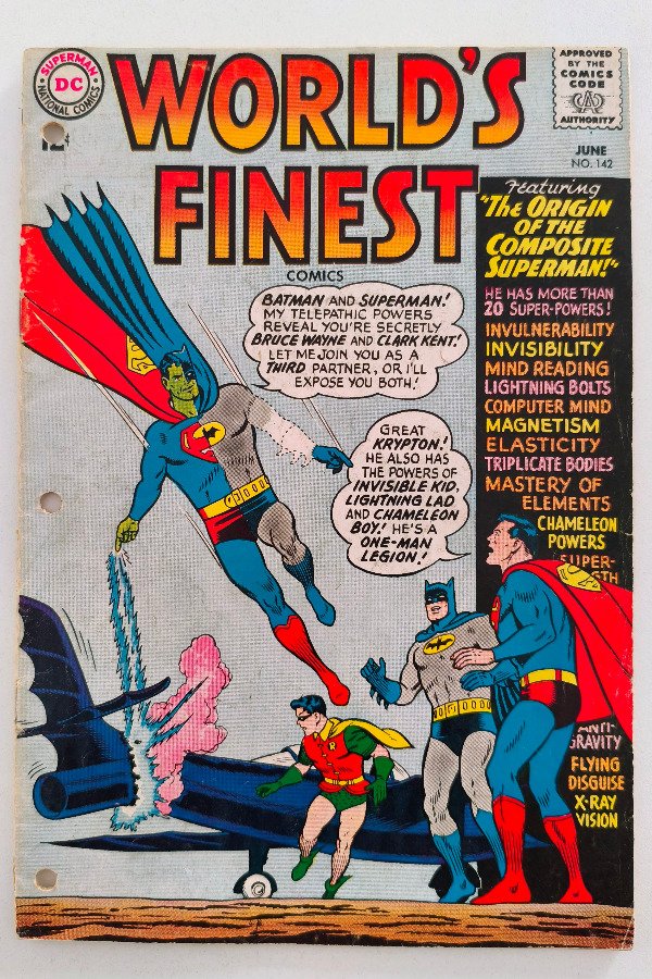 Producto - World's Finest #142 (1964) - Clásico con la 1ra aparición de Composite Superman
