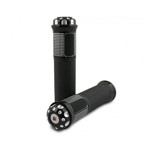 Producto - MOT- PUÑO ALUMINIO ANODIZADO NEGRO 130 MM (PAR)