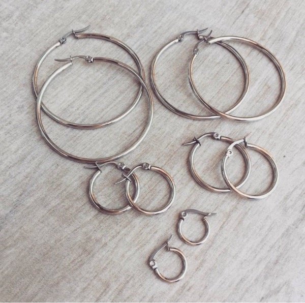 Producto - Aros acero quirúrgico n 15