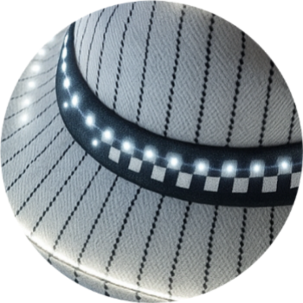 Producto - Sombrero Tanguero Rayado Led x 10