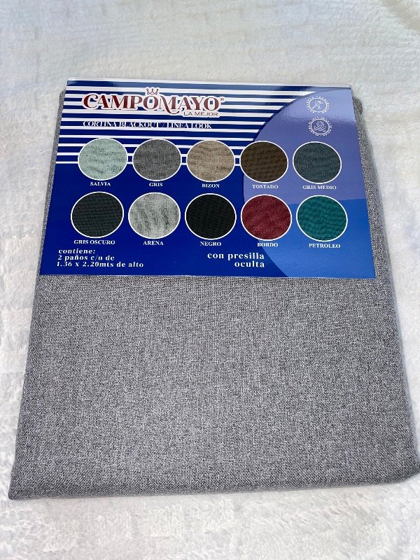Producto - Cortina Blackout campomayo lino - 1