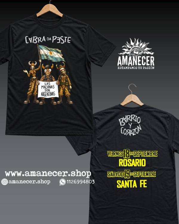 Producto - Remera Cabra Da Peste Gira Rosario/Santa Fe - 0