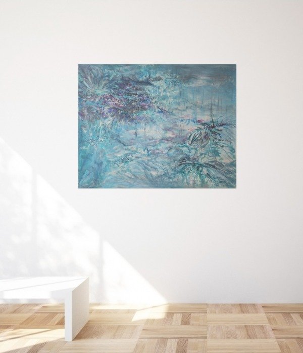Producto - Abstracto en azules grande - 0