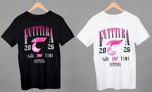 Producto - Plantilla para remera de TINI FUTTTURA 2026
