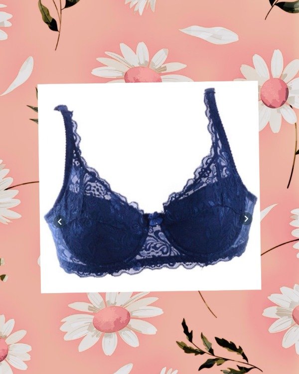 Producto - Corpiño de encaje Azul T105