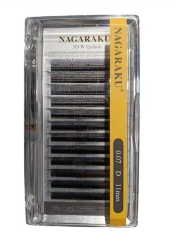 Producto - Pestañas NAGARAKU tecnológicas 5D W 0.07D 11mm