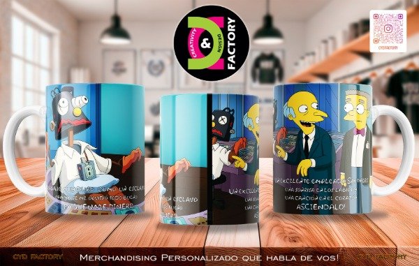Producto - Taza - Serie de TV - Los Simpsons - TZ-RT-BL-11OZ-258-TVS-SMP