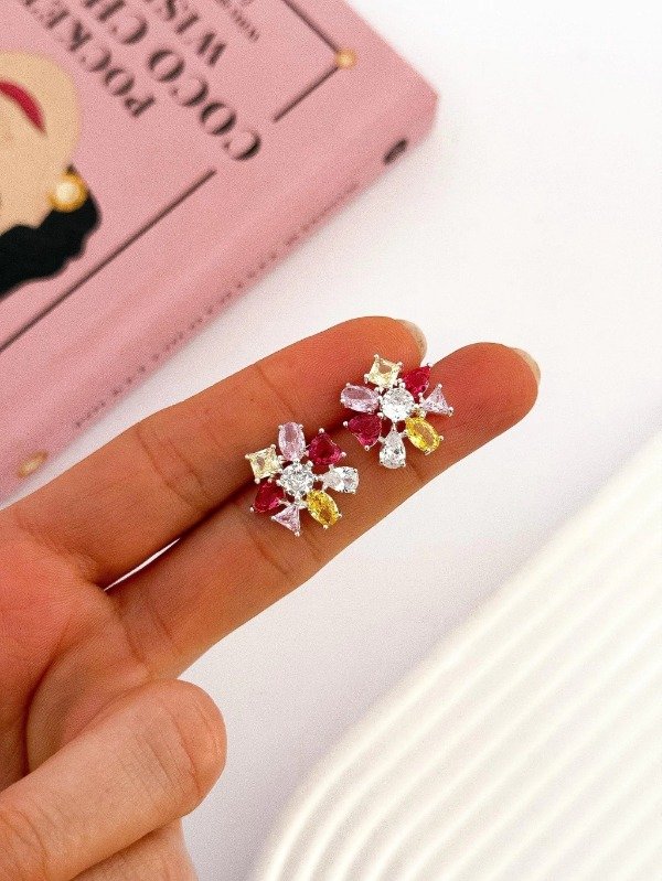 Producto - Aros Flores Colores A.D.