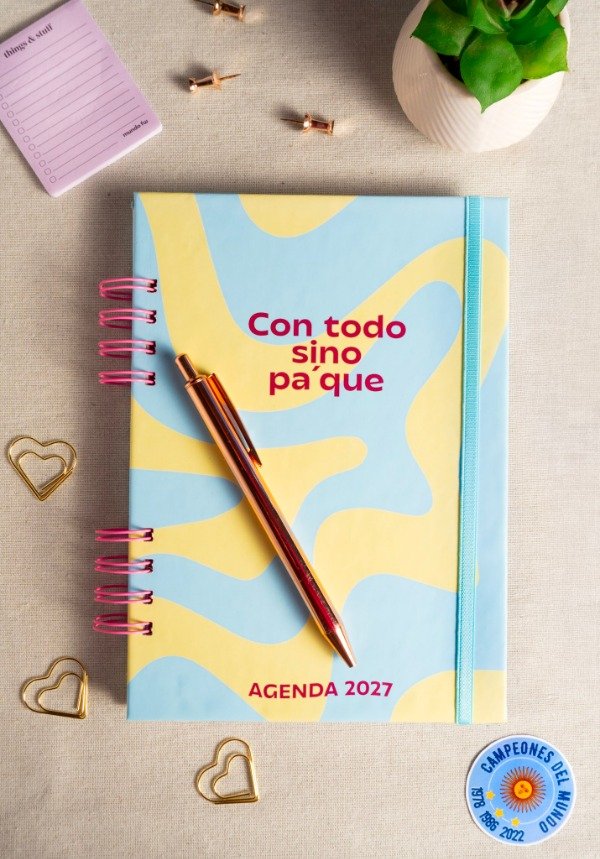 Producto - Agenda semanal Vetical Con todo! - 0