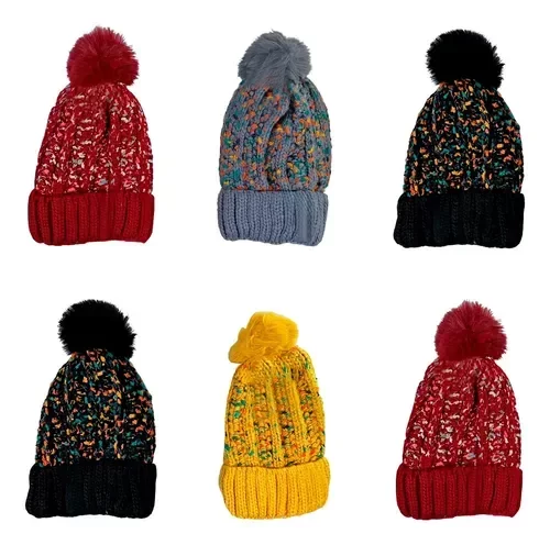 Producto - IN141 GORRO CASUAL DE LANA POMPON