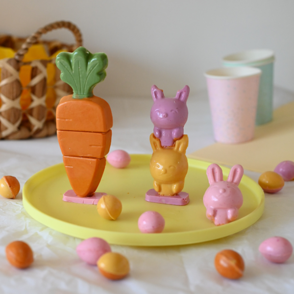 Producto - Molde set zanahoria y conejitos modular