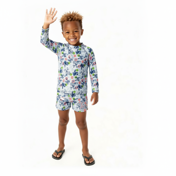 Producto - REMERA UV MARVEL FONDO GRIS MANGA LARGA