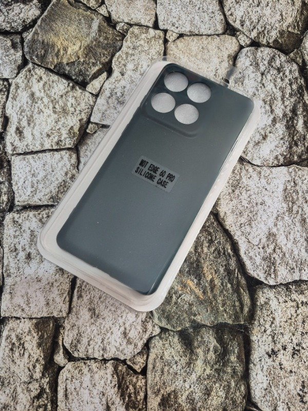 Producto - Funda silicone case Moto Edge 60 Pro verde oscuro