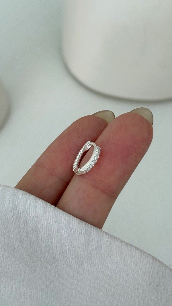 Producto - Argolla cubic dient 12mm P925