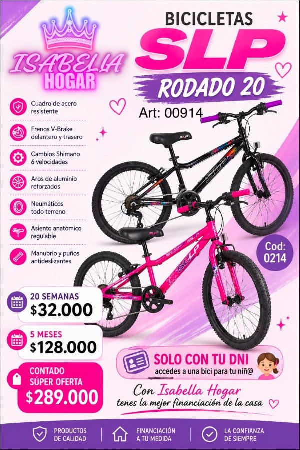 Producto - BICI SLP RODADO 20