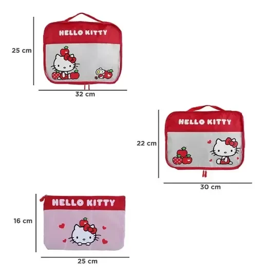 Producto - Organizador Importado Hello Kitty x 3 Miniso - 2