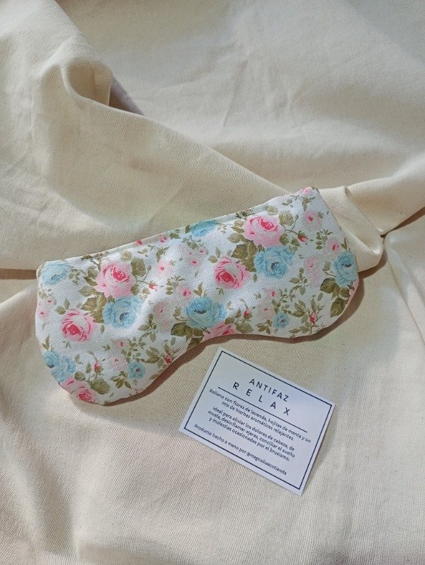 Producto - Antifaz relax con muchas flores de lavanda