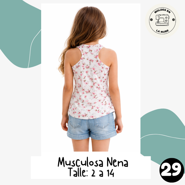 Producto - Musculosa Básica Niña