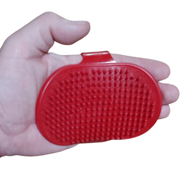 Producto - Cepillo Manopla Masajeador Relajante Baño Perro Gato - 1