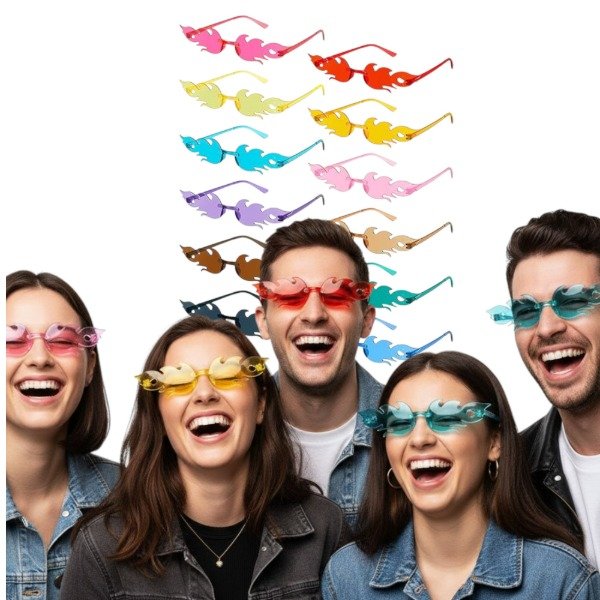 Producto - 10 Lentes Acrílicos de Fueguito ( Variedad en Colores )