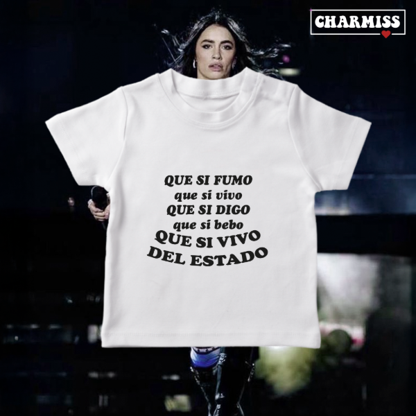 Baby tee que si vivo del estado