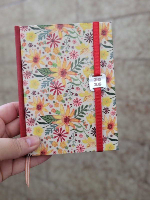 Producto - Agenda flores amarillas