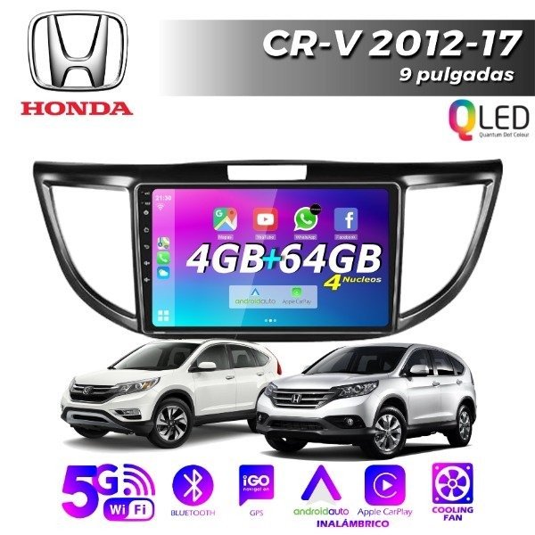 Producto - MULTIMEDIA HONDA CRV 2012/17 - 9" CON CAR PLAY Y ANDROID AUTO