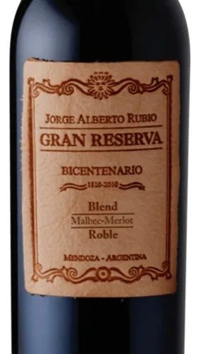 Producto - Gran reserva Bicentenario blend