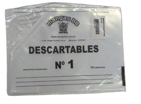 Producto - Manga Descartable N.1 X10