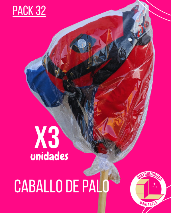 Producto - Caballos de Palo - Pack x3 unidades