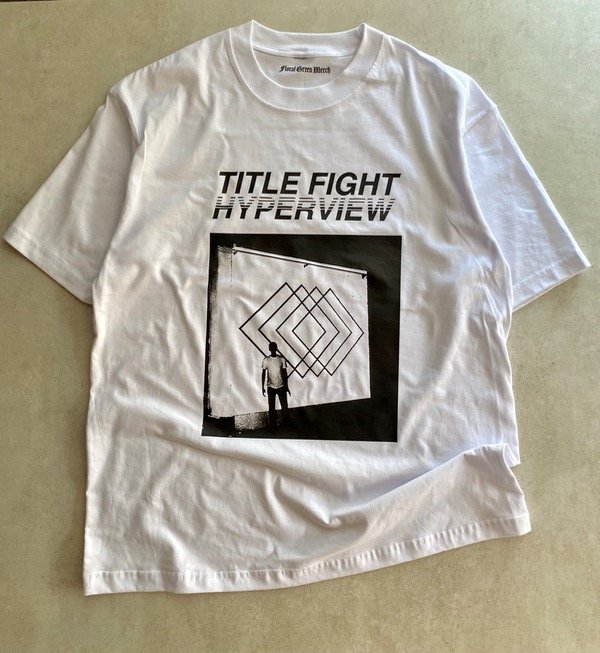 Producto - Remera title fight Hyperview blanco