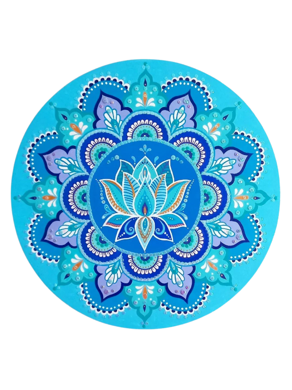 Producto - Mandala Loto Celeste
