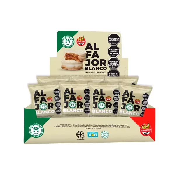 Producto - ALFAJORES DE CHOCOLATE BLANCO