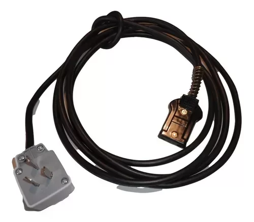 Producto - Cable Armado Para Calefón Hembra 2 Patas Macho 10a - 3 Mts