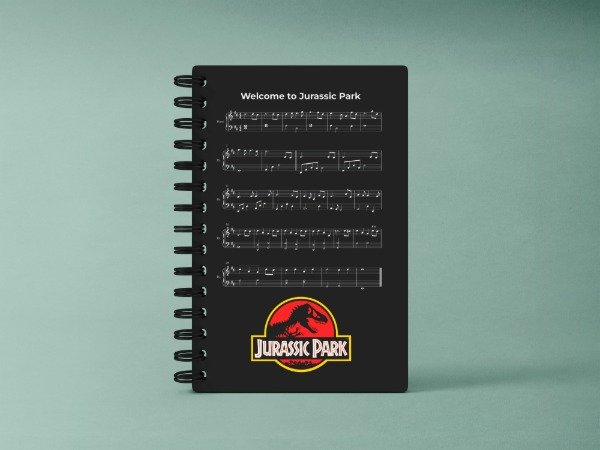 Producto - Cuaderno Jurassic Park - Pentagramado