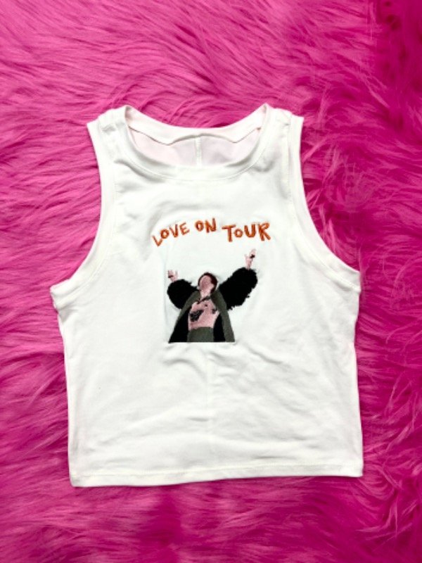 Musculosa love on tour Orange