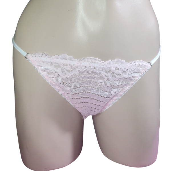 Producto - Colaless regulable encaje rosa