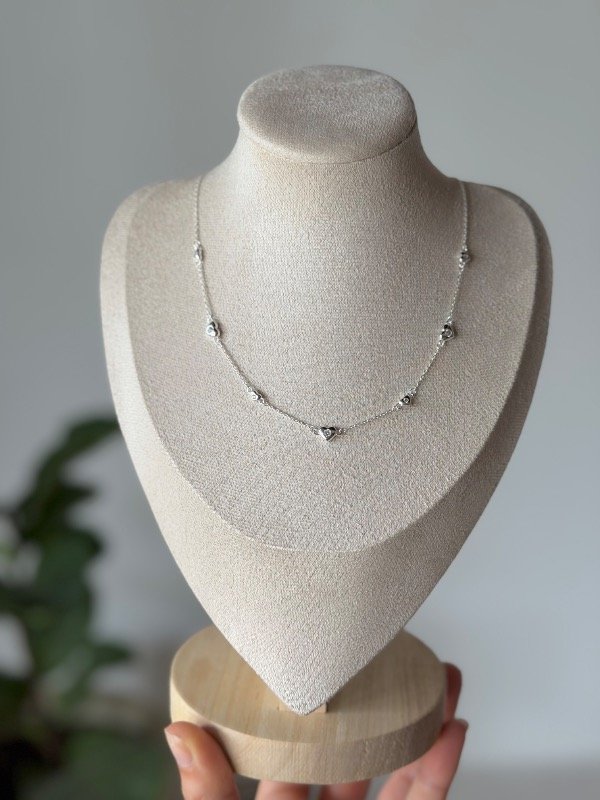 Producto - Choker corazones 35+5 cm