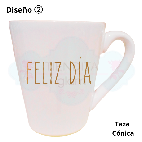 Producto - TAZA DECO BLANCA Y DORADA DÍA DE LA MADRE - 7