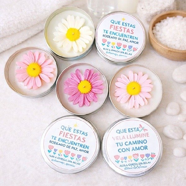 Producto - Vela artesanal con mensajes