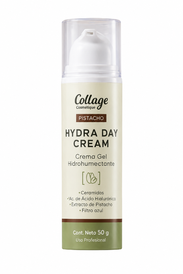 Producto - HYDRA DAY CREAM PISTACHO 50 gr - Collage