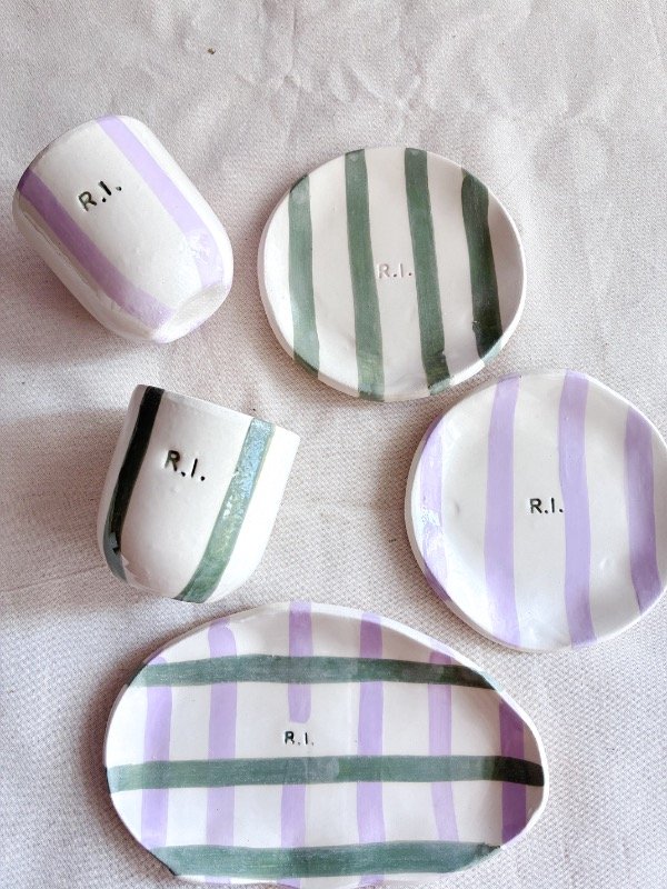 Producto - Set de vaso, plato y bandeja - 3