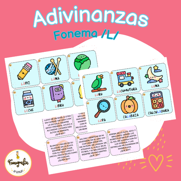 Producto - Adivinanzas: fonema/grafema /L/